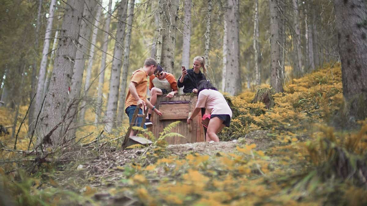 Escape Trail _Pfad der Schmuggler_ Escape Trail _Pfad der Schmuggler Saalbach Pension Apartment Norika